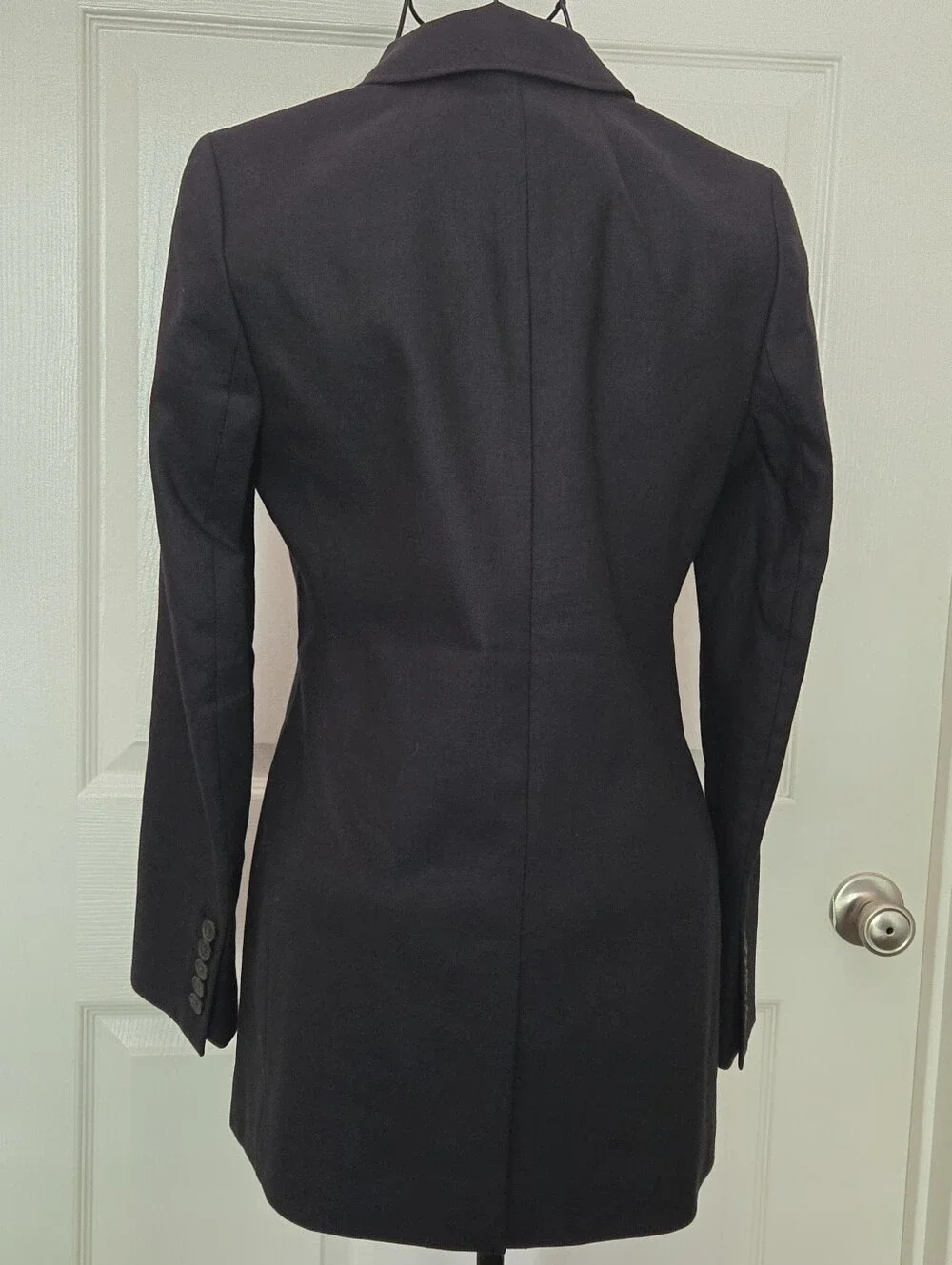 NWT J.CREW SIZE 2 MADELYN BLACK LINEN BLAZER - Picture 3 of 10